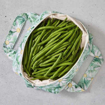 Produce Pod - Reusable Veggie Bag for Fridge - Flannel Flower