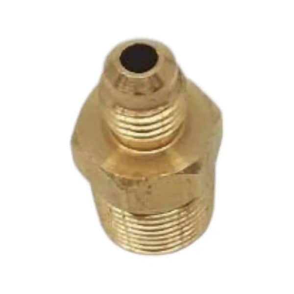 Brass Gas fitting 1-4 Flare to 3-8 Male Threaded Union 01-.708 - Everything Caravans