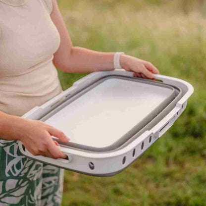 Xplore Outdoors Collapsible Laundry Basket with Fold-out Legs