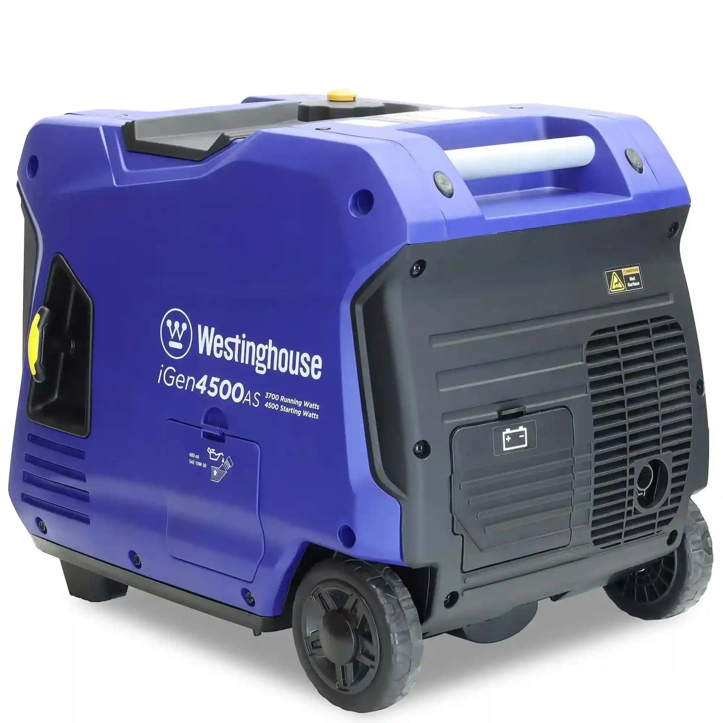 Westinghouse iGen4500AS Inverter Generator for 4500 Starting Watts / 3700 Running Watts Electric