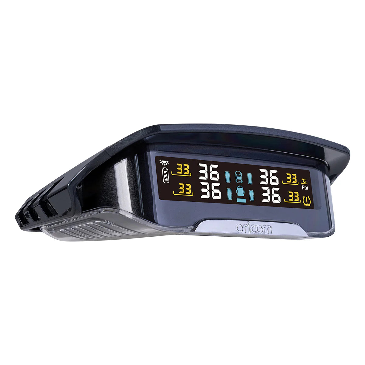 Oricom NEW DIY TPMS Tyre Pressure Monitoring System Multicolour Display - 4 External Sensor