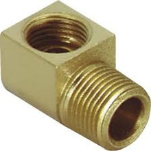 Brass Gas fitting Inverted Flare 1/4″ x 1/4″ MNPT Elbow