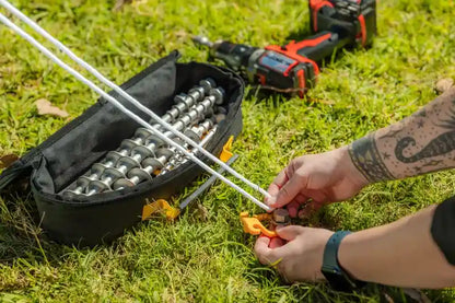 OZtrail Screw-In Aluminium Peg Kit 22 Piece