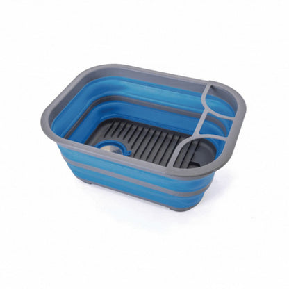 Popup Dish Tray and Tub 15L Blue
