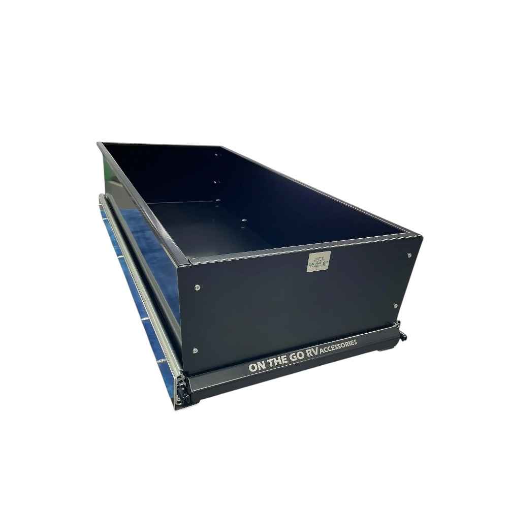 Tunnel Boot Drawer Slide with High Sides 570mm wide x 1200mm Long