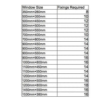 Replacement Internal Frame - Suit Mobicool ABS Windows - 1000 X 800