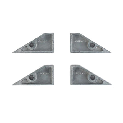 JACKA TRIANGLES Premium Aluminium Riser Arm Blocks | Set of 4