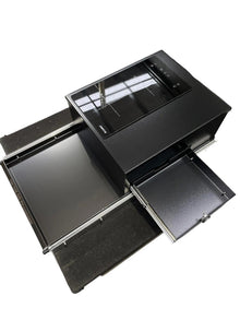 570mm wide Tunnel Boot Draw Slide with Induction Cooktop x 1200mm Long - Everything Caravans