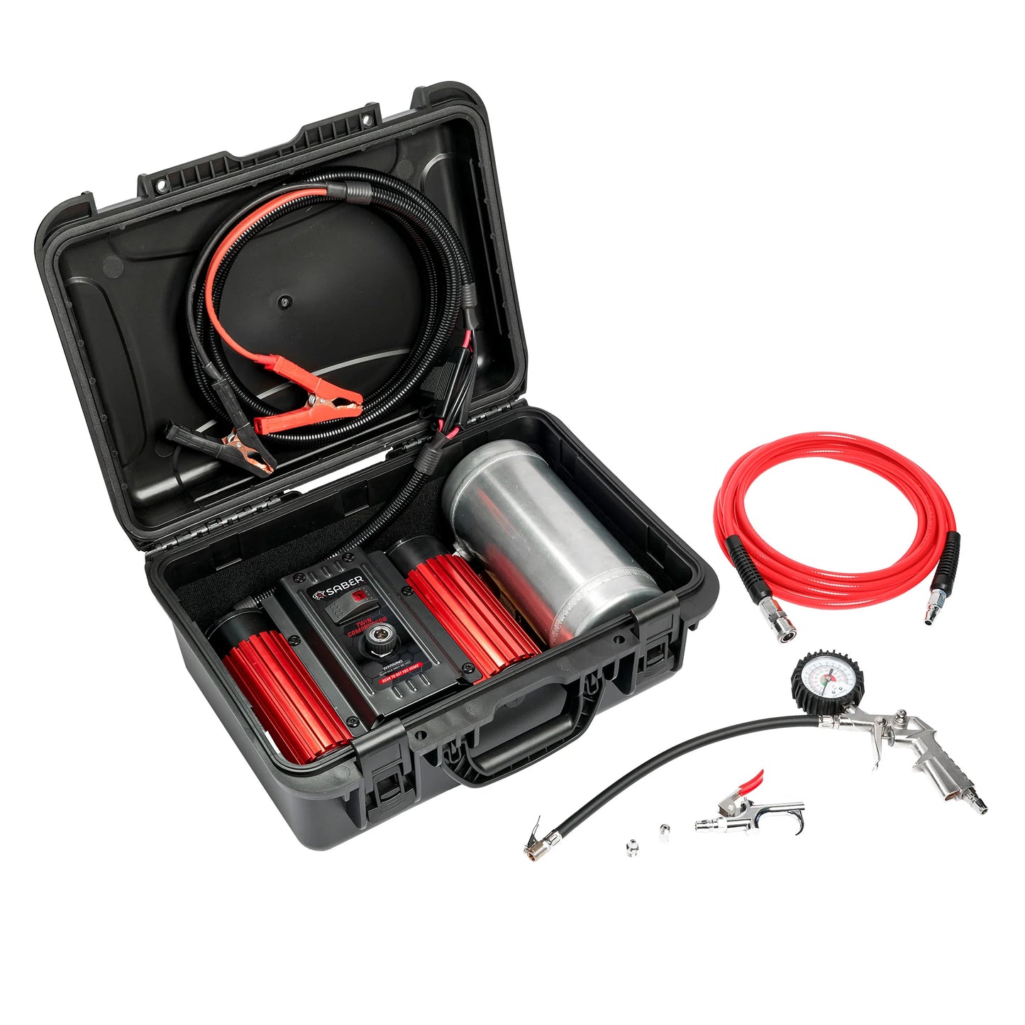 Saber Offroad Select Series Twin Air Compressor Case and Infation Kit
