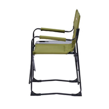 OZtrail Directors Classic Chair With Side Table Green