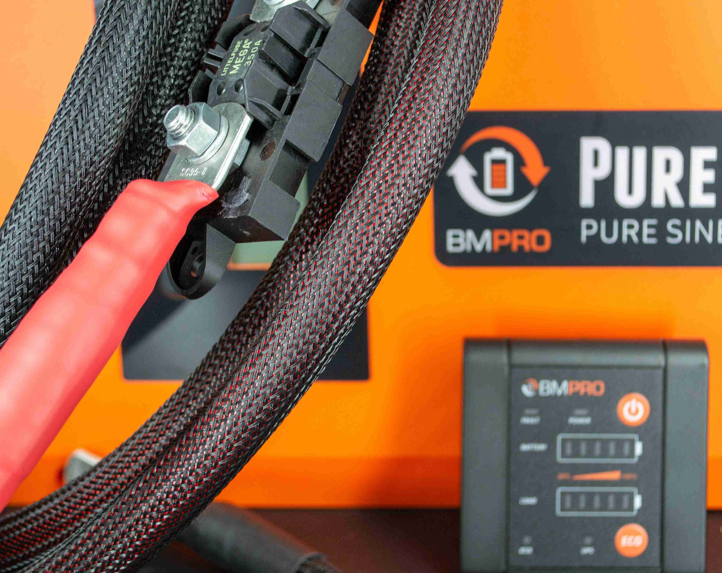 BMPRO PSW PurePro 3000w Invertor with 3m invertor connecting cables