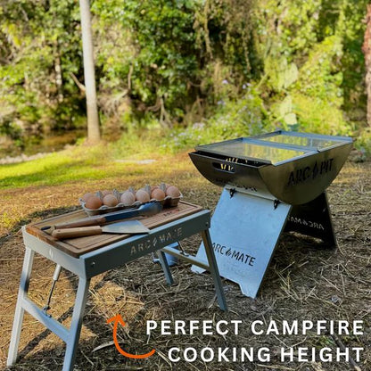 ArcMate Camping Table Lightweight Aluminium BBQ Table
