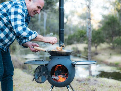 Ozpig Series 2 Portable Wood Fire Stove