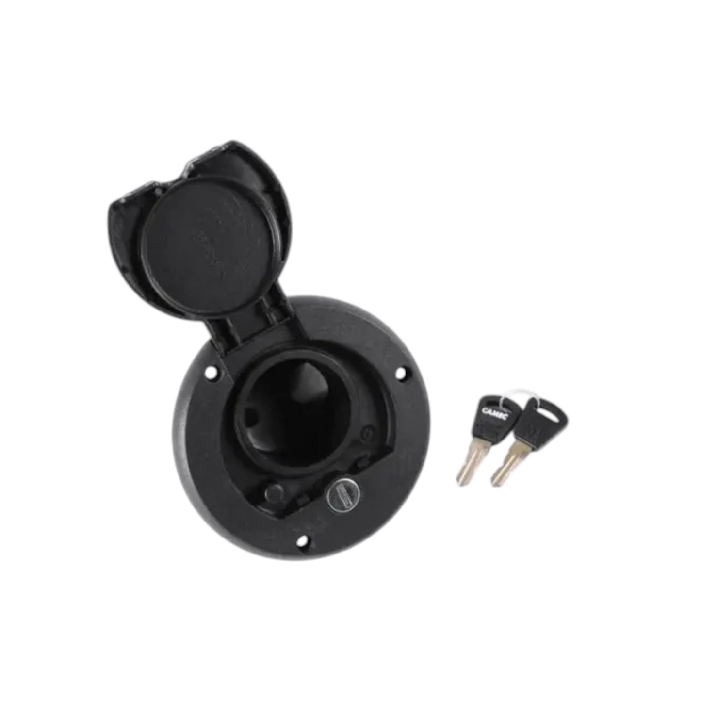 Camec Lockable Water Filler - Black Right Hand Hinge