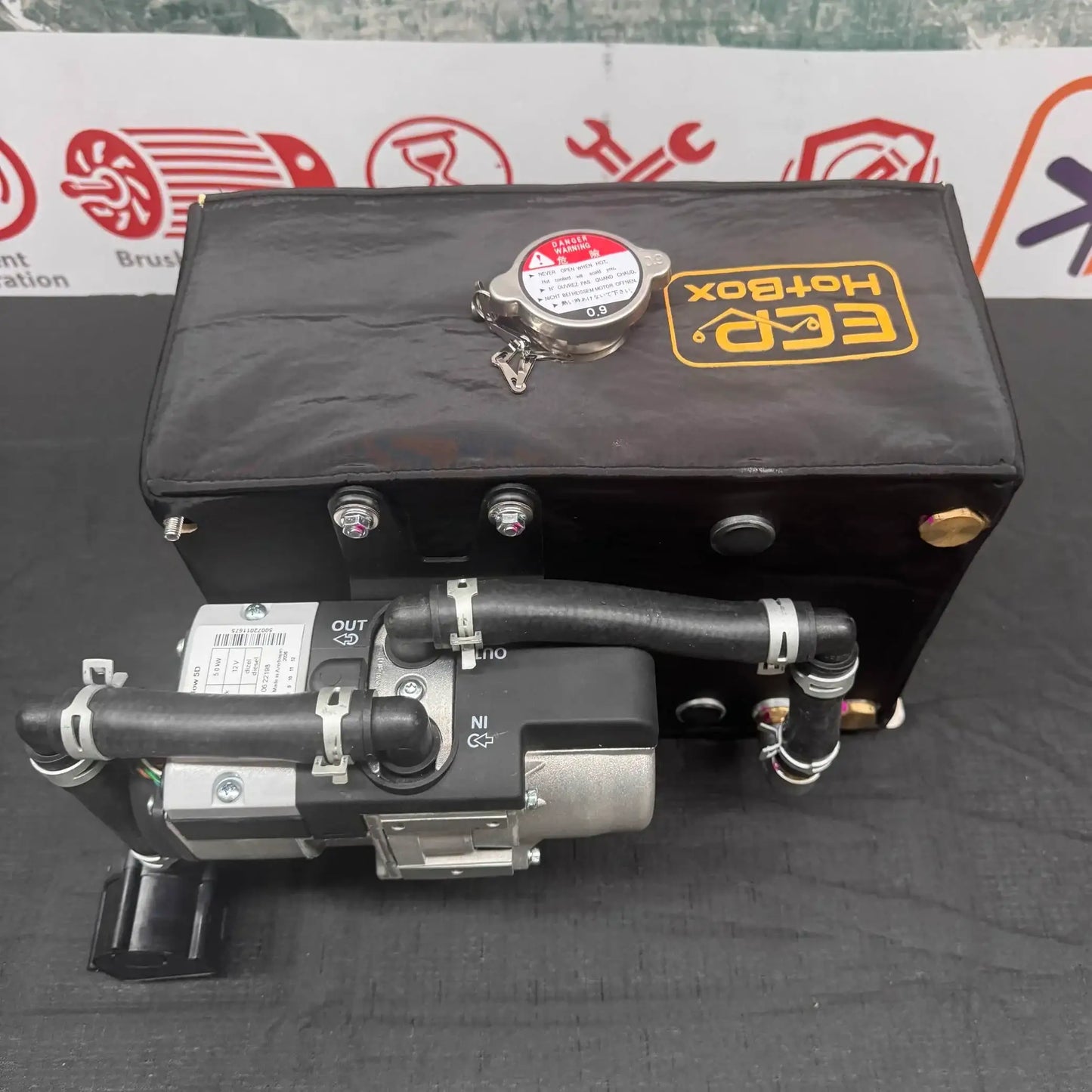 ECP Autoterm 5kw HotBox HeatPak Hydronic Water and Air Heating 240v