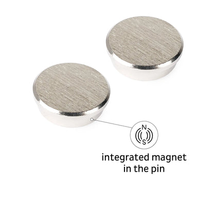 Magnetic Pins SMART incl. Pads BLACK By Silwy