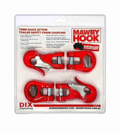 Mawby Hook Safety Chain Coupling  - 1 Set