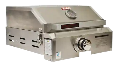 Smiths BBQ 304 Stainless Steel with Flame Failure - Black
