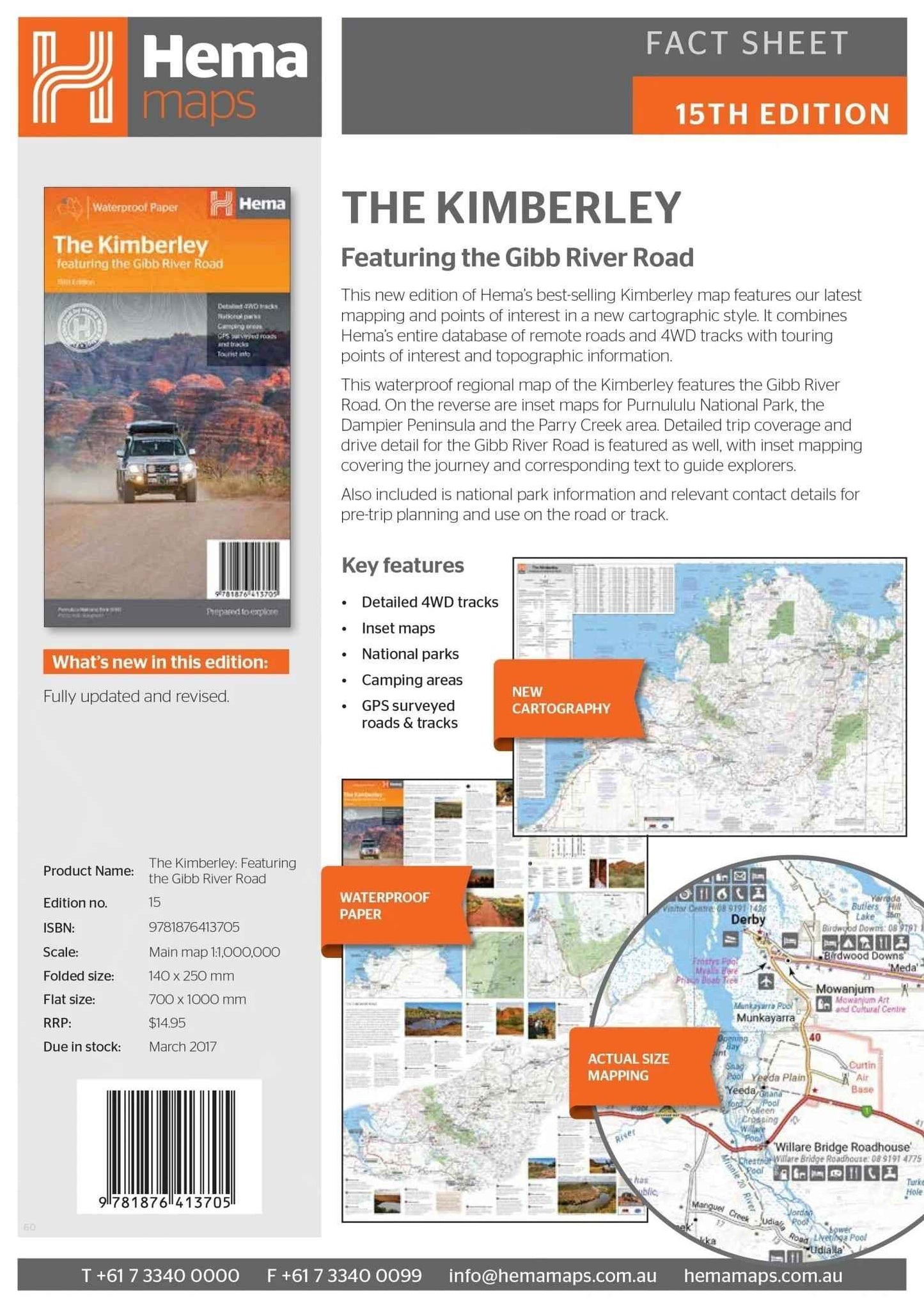 Hema The Kimberley Map