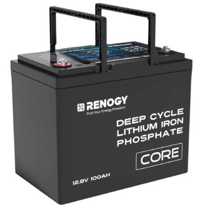 500-11050 RENOGY CORE 500-11050 Lithium 12V 100Ah LiFePO4 Battery — RBT12100LFP-G1-AU