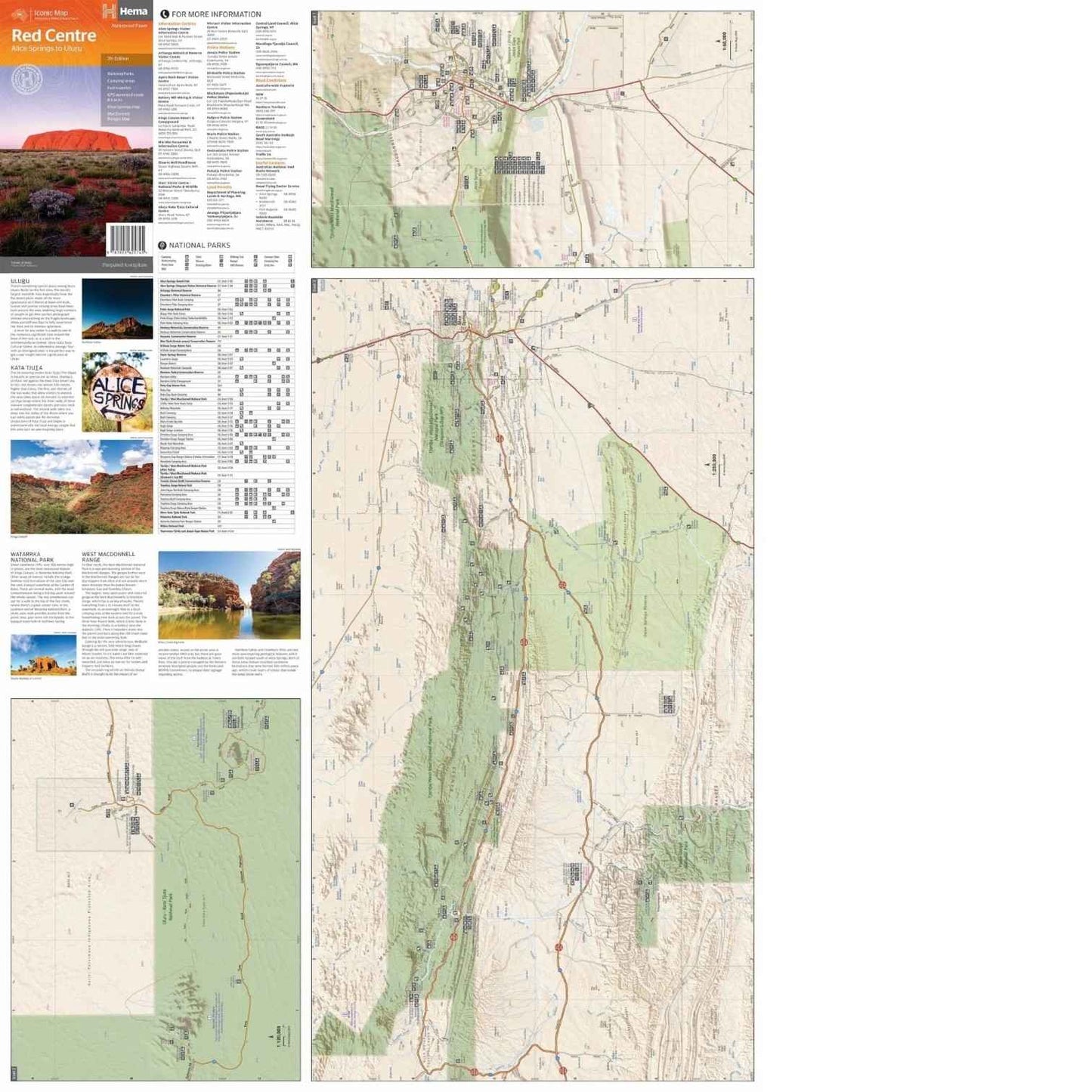 Hema The Red Centre Map