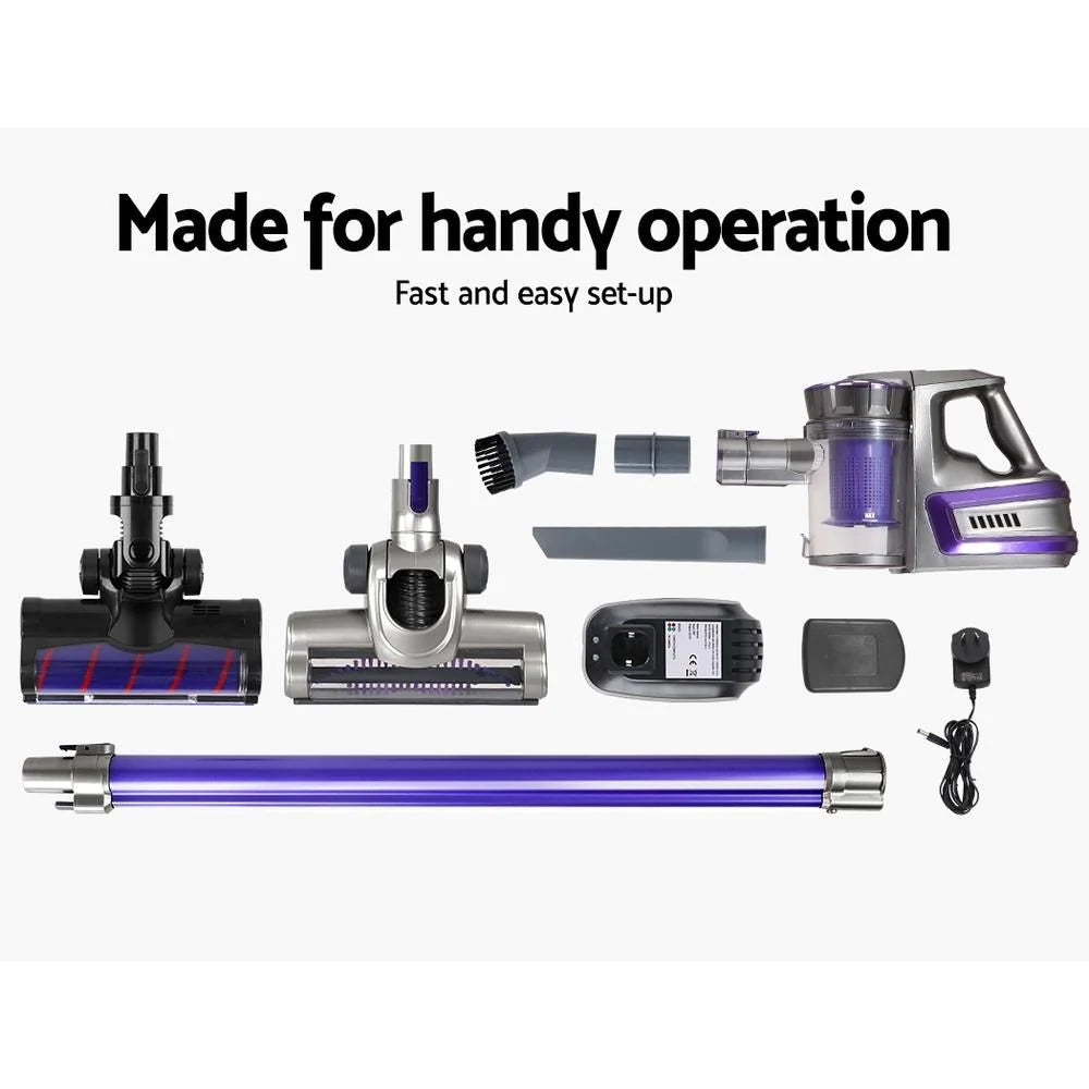150w Handheld Cordless Vacuum Cleaner 2-Speed with Headlight