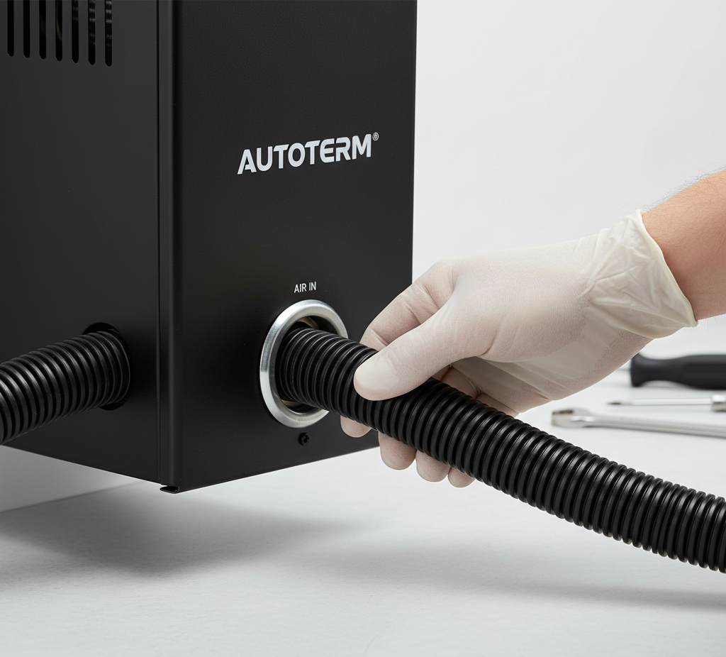Autoterm Diesel Air intake Pipe Extension without Muffler