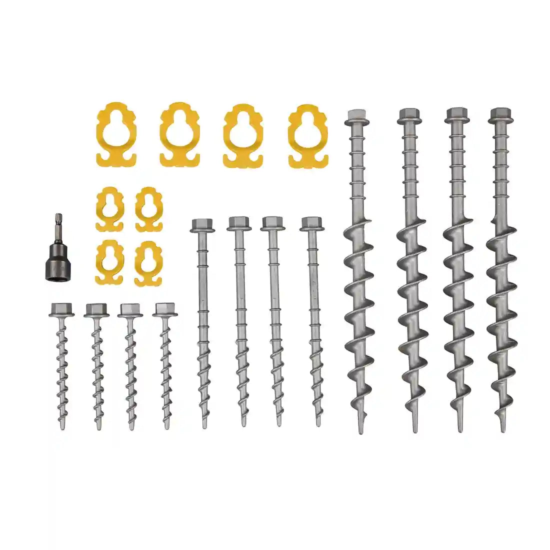 OZtrail Screw-In Aluminium Peg Kit 22 Piece