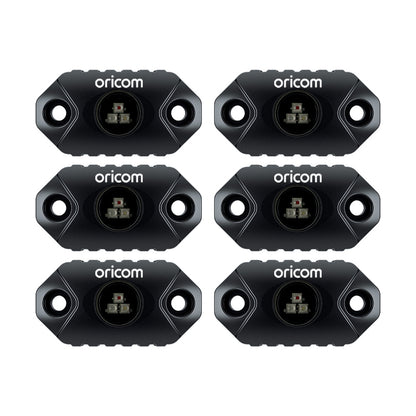 Oricom App Controlled LED Rock Light 6 Pack RGB