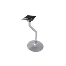 Wineglass Table Leg - Bent - removable table leg assembly in Grey