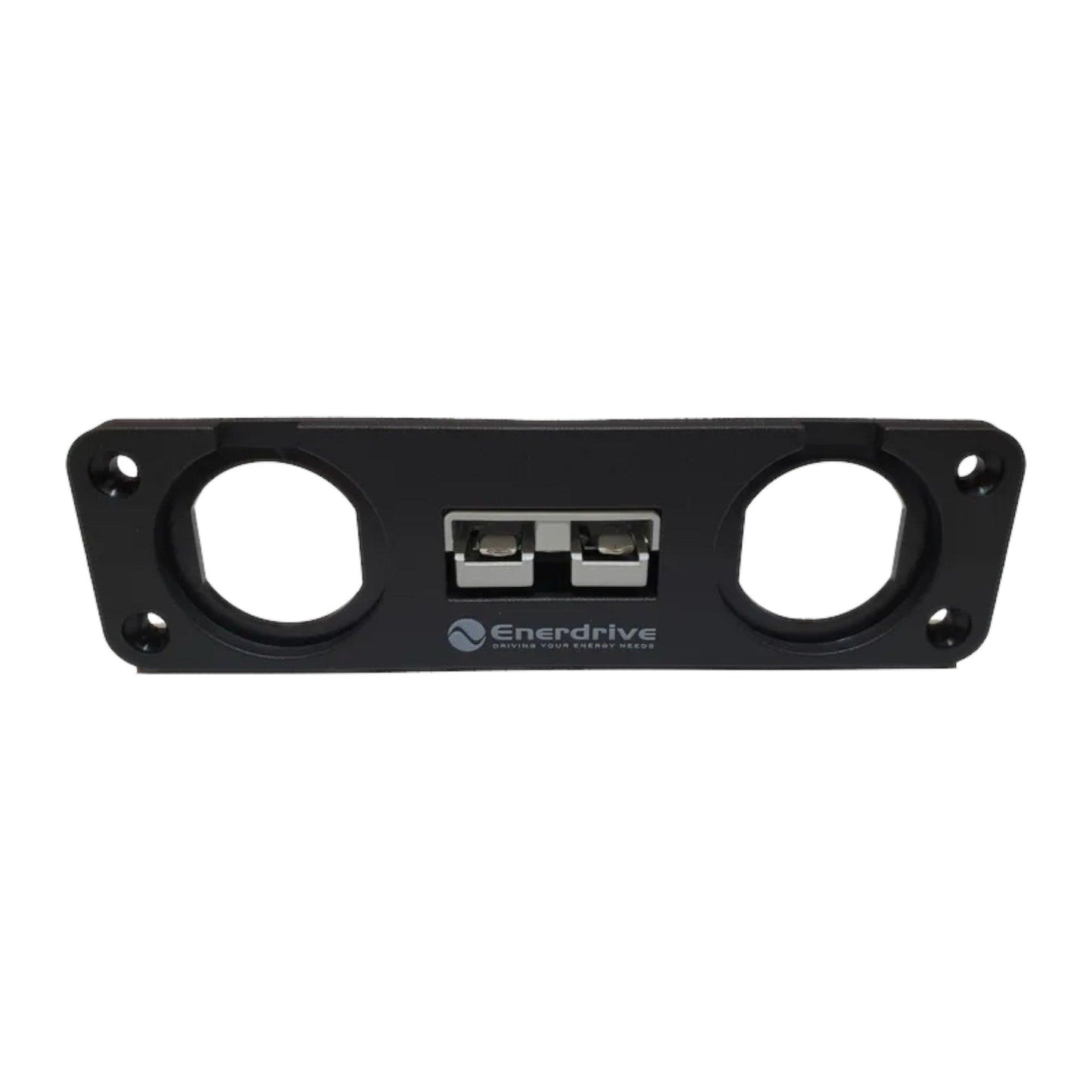 Enerdrive 50A Anderson Panel Mount Plug Holder and 2 Socket Hole - Everything Caravans