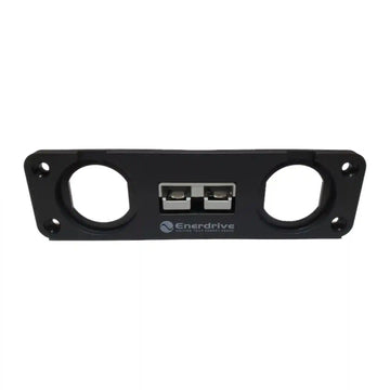 Enerdrive 50A Anderson Panel Mount Plug Holder and 2 Socket Hole - Everything Caravans