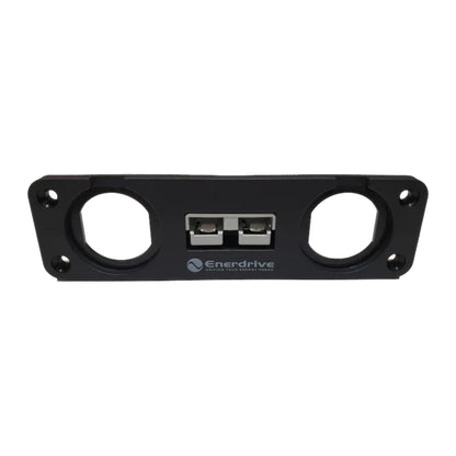 Enerdrive 50A Anderson Panel Mount Plug Holder and 2 Socket Hole - Everything Caravans