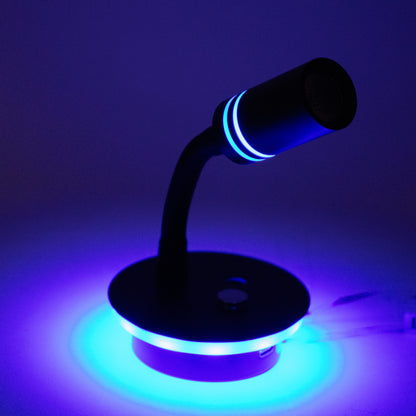 Supex 80mm Caravan Reading Light With USB-C Flexible Arm