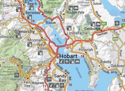 Hema Tasmania State Map
