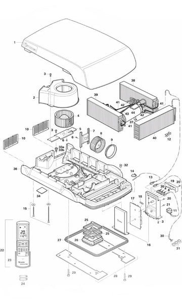 Truma Fixing Kit- Left and Right Hand Side Aventa ...