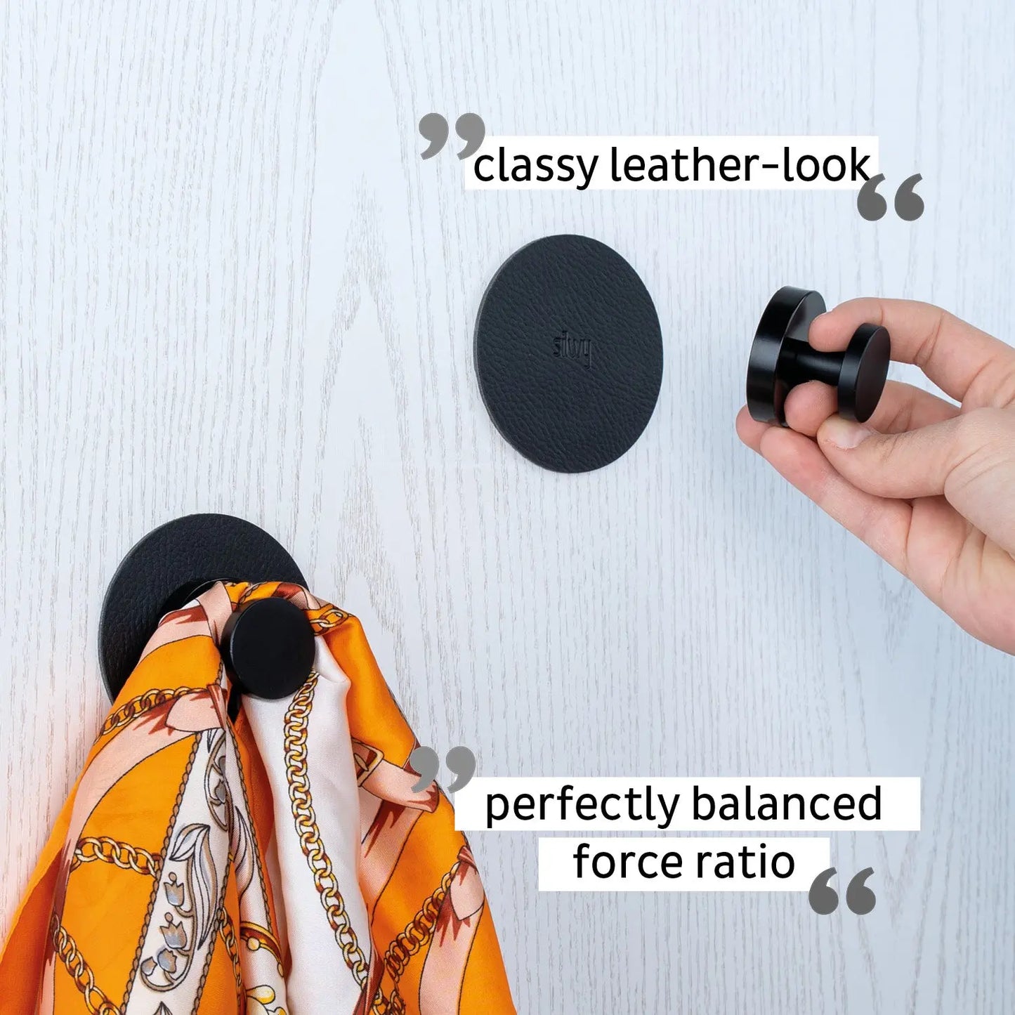 Magnetic Hook SPOT incl. Pad BLACK By Silwy