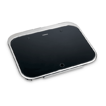 Dometic 2 Burner Cooktop Flush Mount Glass Lid and Piezo 480x370mm PI8022 - Everything Caravans