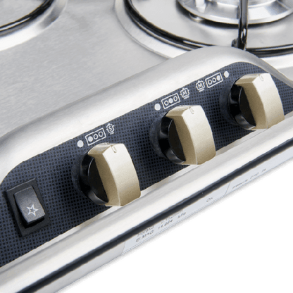 Dometic 2 Burner Cooktop Flush Mount Glass Lid and Piezo 480x370mm PI8022 - Everything Caravans