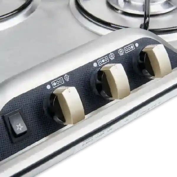 Dometic 2 Burner Cooktop Flush Mount Glass Lid and Piezo 480x370mm PI8022 - Everything Caravans