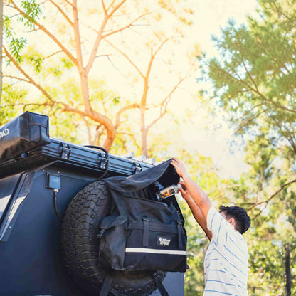 OZtrail Deluxe 4WD Rear Wheel Gear Bag Canvas 65L