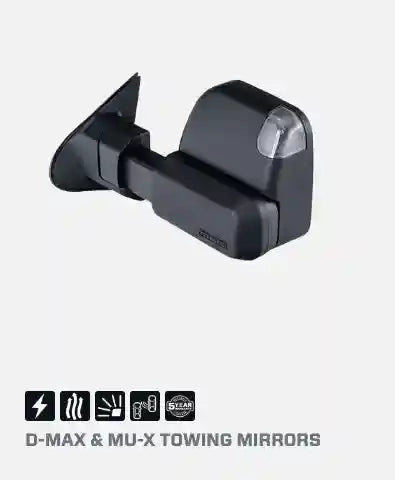 MSA Towing Mirror compatible with D-Max and MU-X 2020 to Current Non Heating