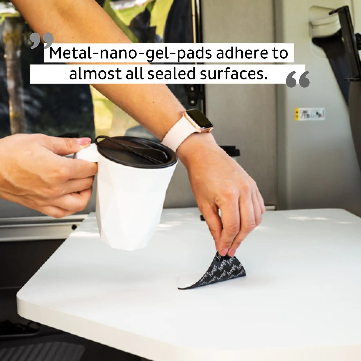 Magnetic TO GO Handle Cup WHITE by Silwy ...
