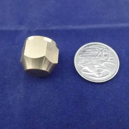 Brass Gas Fitting 056-06 3/8 Flare Cap Nut for 3/8 Male Flare Gas