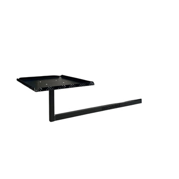 BBQArm Kit Black 850mm Arm Regular Size Tray for Weber Baby Q or Similar