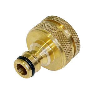 Flat Out Tap Adaptor 3/4 and 1 to Snap-On Brass