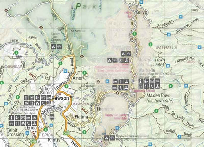 Hema The Victorian High Country - South Western Map