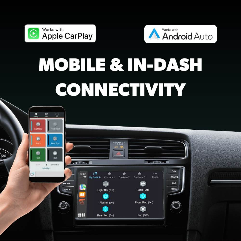 Voyager Digital Power System canopy power system with Garmin PowerSwitch K-V3R02