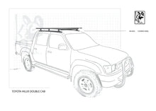 K9 Roof Racks compatible with Hilux IFS pre 2005 Double Cab 1250WX1400L - Autumn Sale