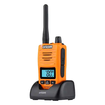 Oricom 5 Watt IP67 Waterproof Handheld UHF CB Radio - Orange